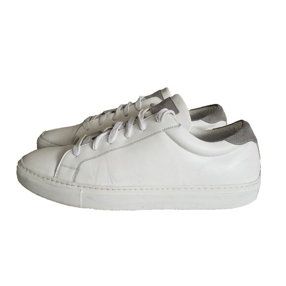 To Boot New York Adam Derrick Sierra Men 10 White Leather Classic Sneakers Shoes